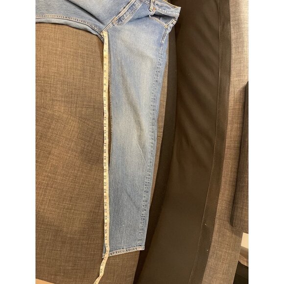 Gap High Rise Boy Fit Medium Wash Button Fly Jeans Sz 12 Long - Picture 8 of 9